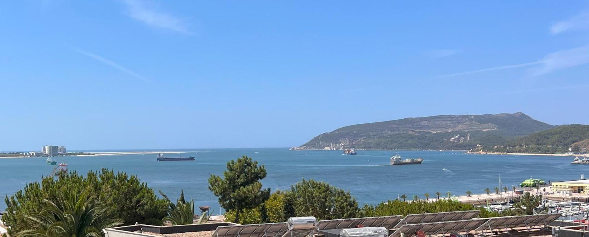 Sunset Bay View, Renovated Apt, By Timecooler Σετούμπαλ Εξωτερικό φωτογραφία