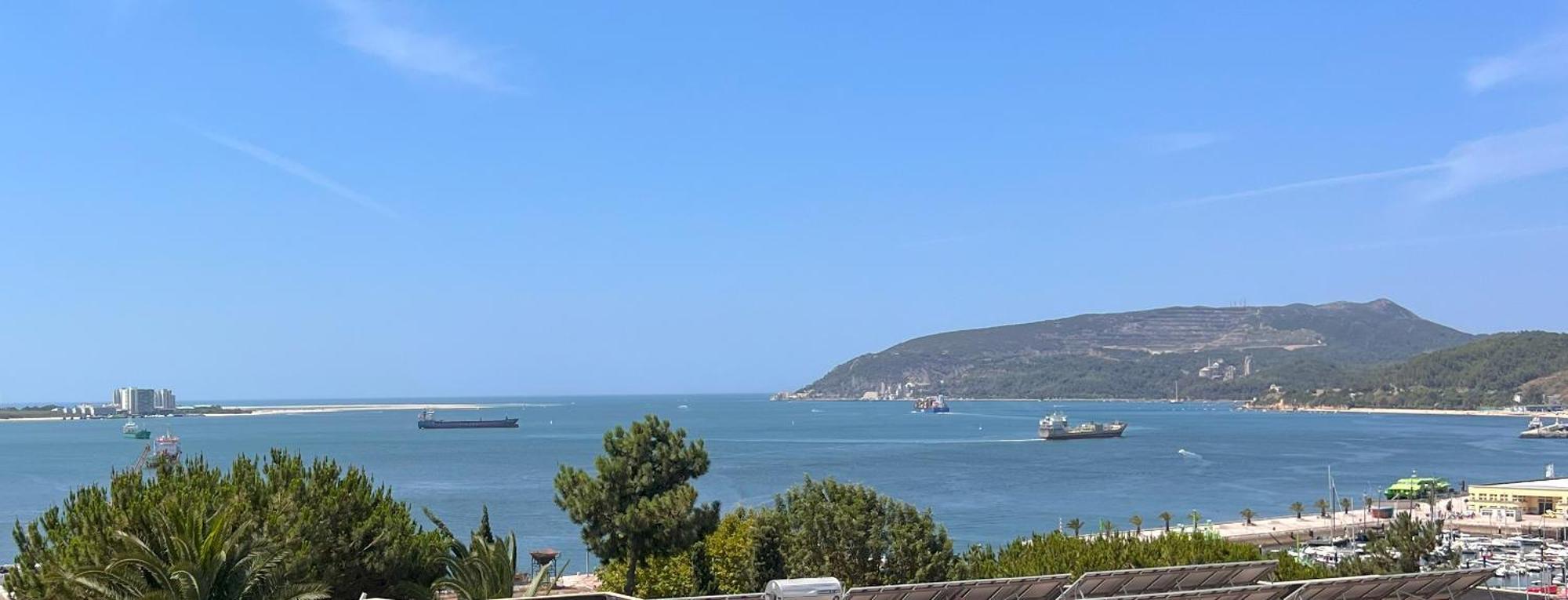 Sunset Bay View, Renovated Apt, By Timecooler Σετούμπαλ Εξωτερικό φωτογραφία